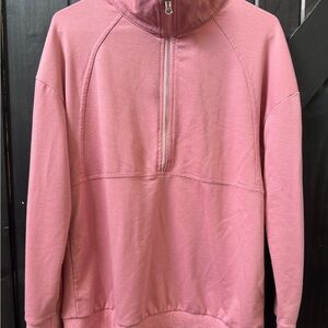 Women’s Pink Half-Zip Shirt